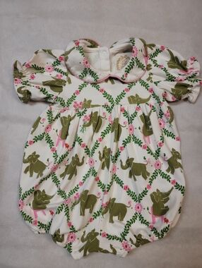 The Beaufort Bonnet Company Highland Park Peanut Elephant Bubble 18-24m